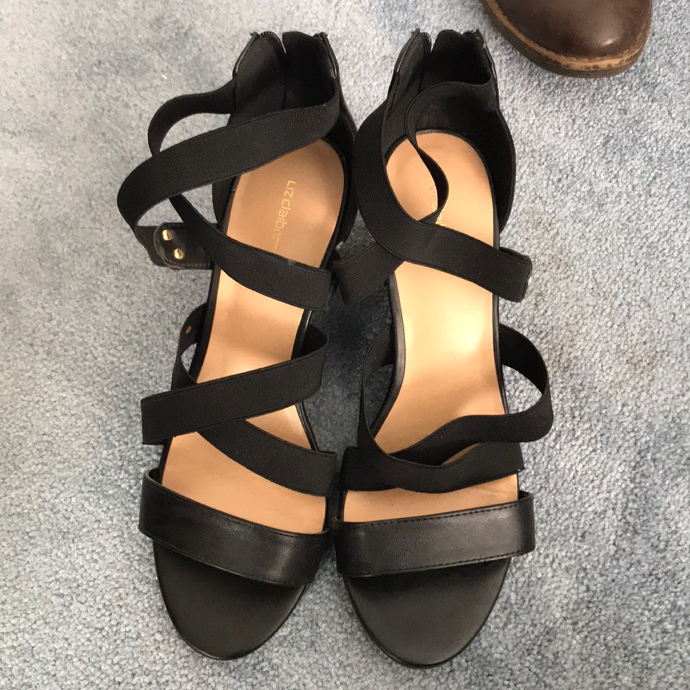 Strappy wedges
